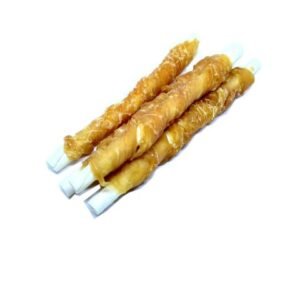 Chicken twister dog snack