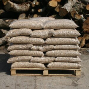 Wood Pellets 6mm – 10kg Half Pallet (48 Bags)